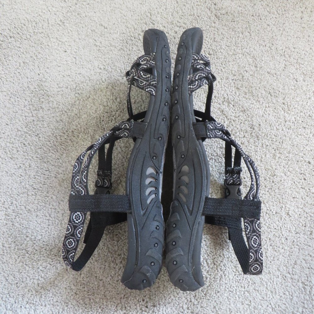NEW Skechers Reggae Irie Mon Womens Sandals Size 10 Black Outdoor Lifestyle - Picture 7 of 10